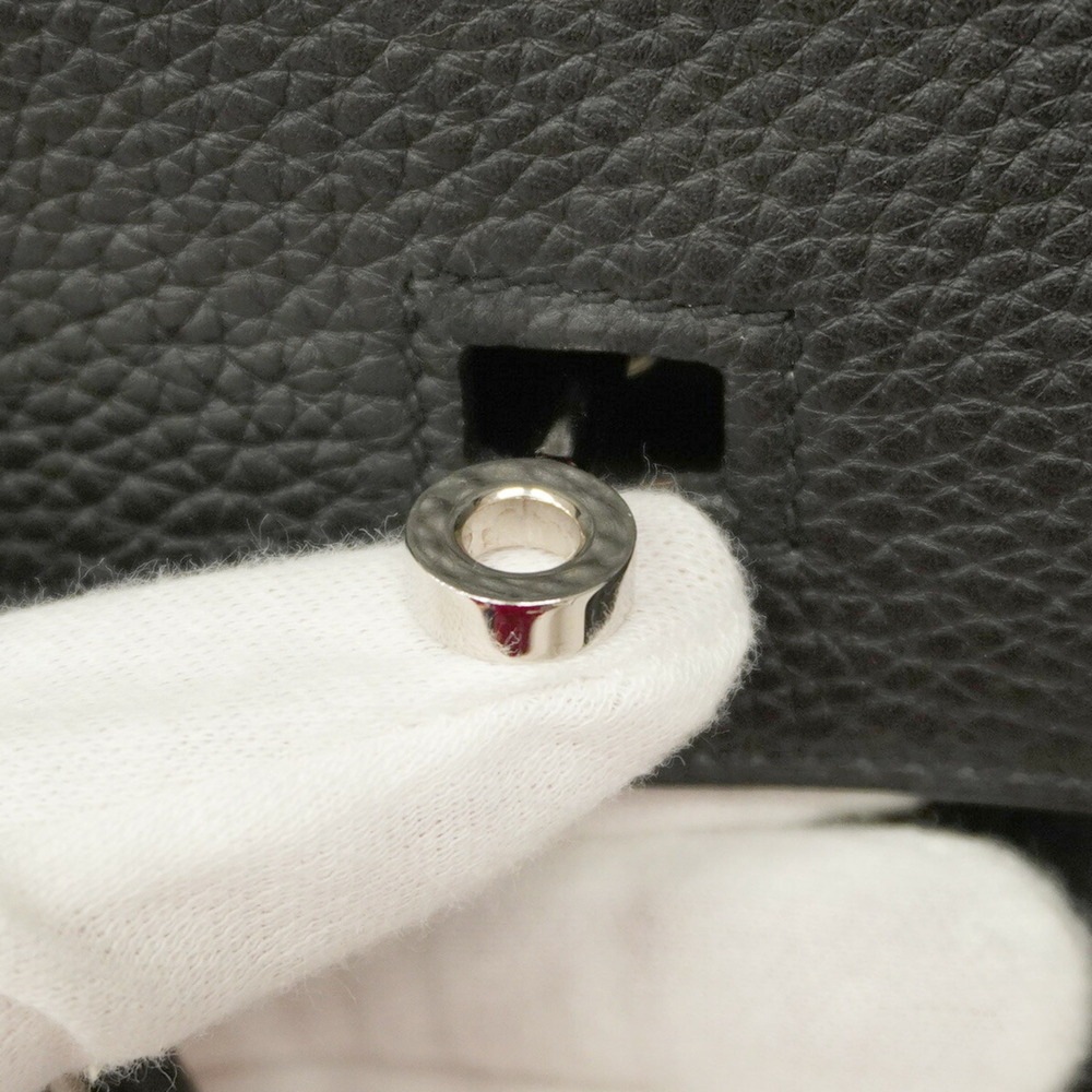 Hermes Hermès Birkin 30 Handbag in Taurillon Clemence Leather, Black, with T ... - Picture 12 of 14